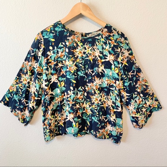 Anthropologie Sam & Lavi Floral Blouse - Picture 2 of 7